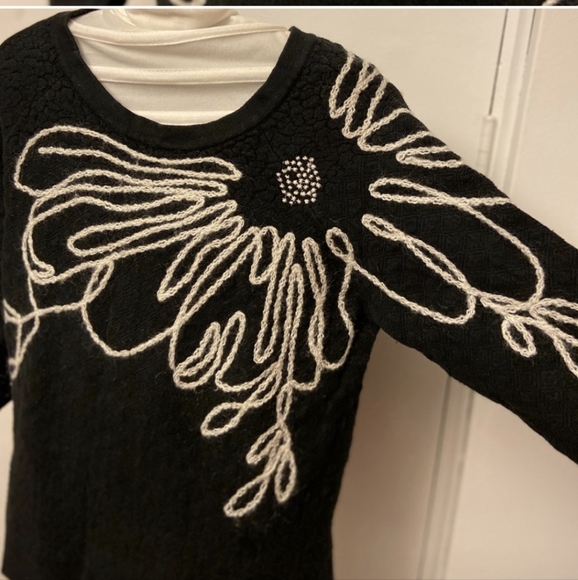 Anthropologie Field and Flower Sweater Cashmere Blend - Picture 6 of 10